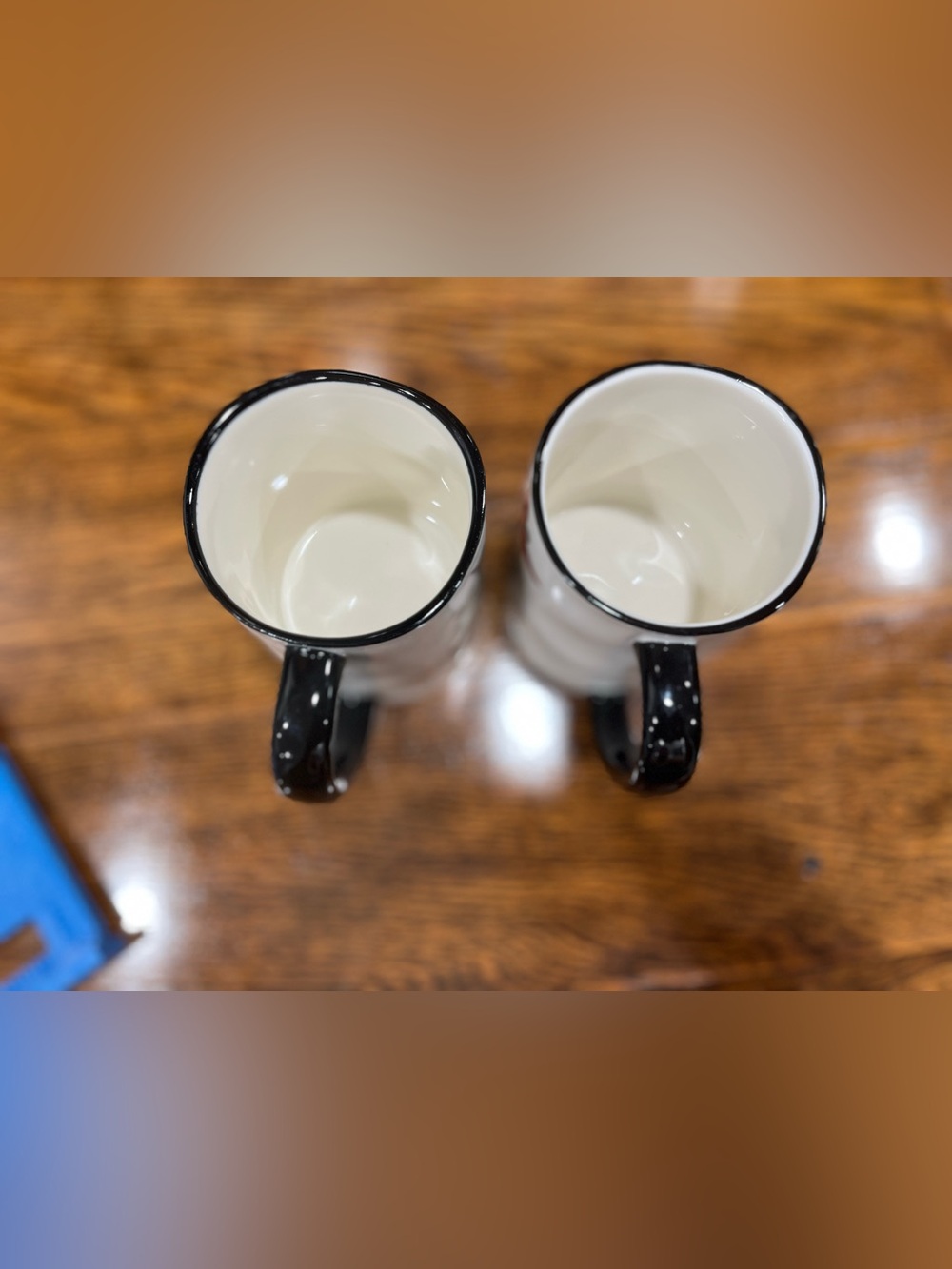 Hipster Cat & Rabbit Mug Set of 2 Novelty Animal Coffee Mugs Whimsical Funny - Picture 5 of 7